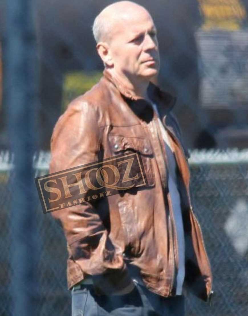 Looper Bruce Willis Leather Jacket